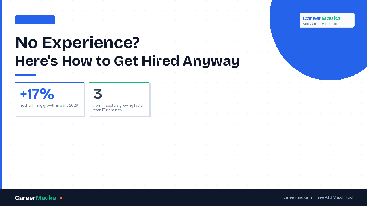 How to Write a Fresher Resume With No Experience and Get Hired